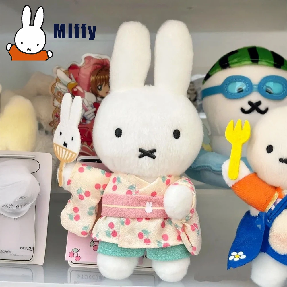 

Kawaii Miffy плюшевая кукла милая Yokohama Limited Featured юката одежда кукла мультяшный кролик периферийное украшение подарок для девочки