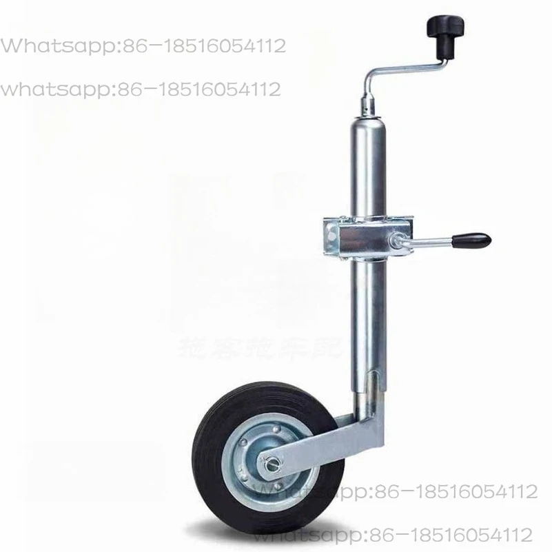 European Trailer Guide Wheel Jack 8 Inches Turn Universal Wheel Support Knight Wheel Trailer RV