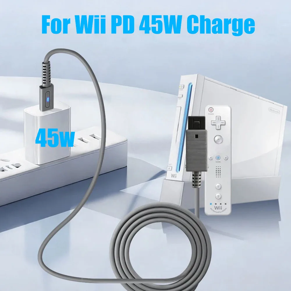 cabo-de-carregamento-tipo-c-de-18m-para-console-wii-cabo-de-alimentacao-usb-c-de-45w-para-carregar-o-console-de-jogos-nintendo-wii-com-led