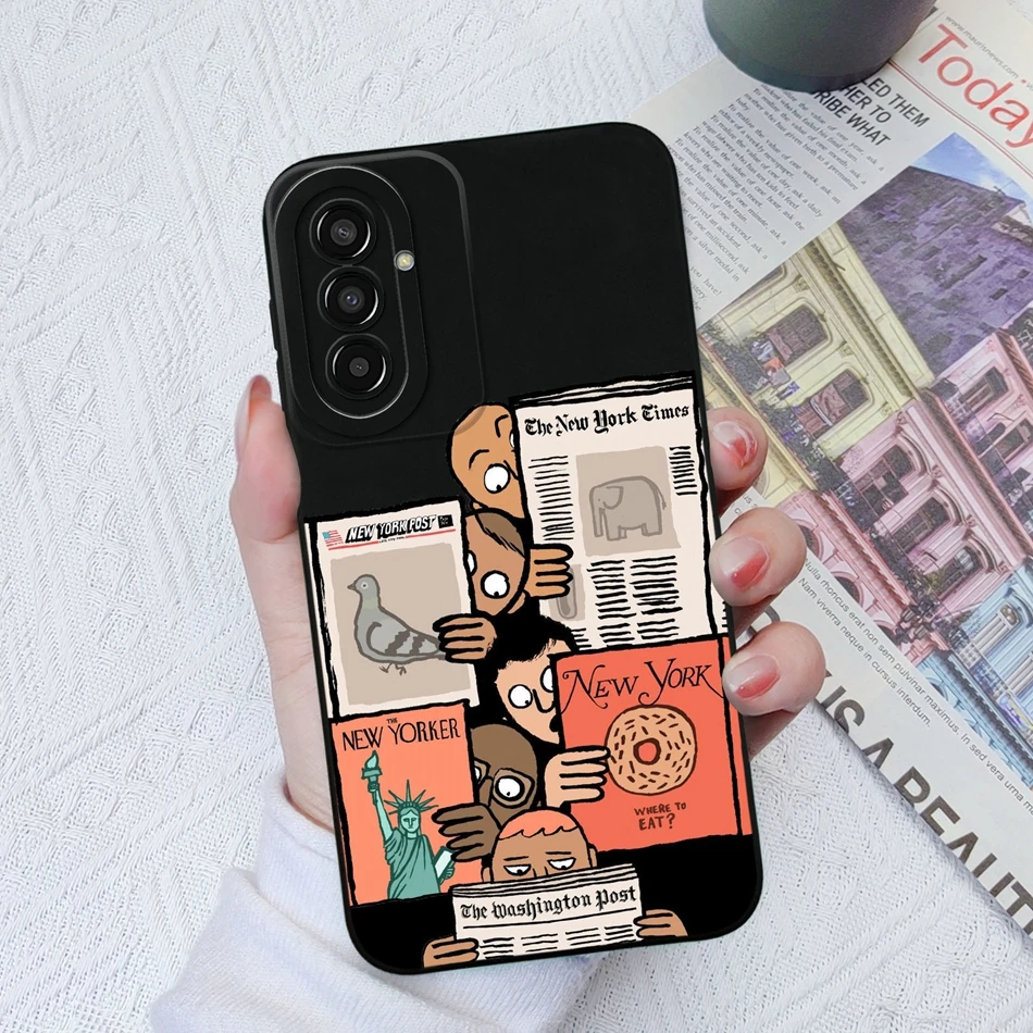 New Case For Samsung F13 F23 Painted Cover Soft Smooth Liquid Silicone Full Protection Anti Choc Bumper For Galaxy F 13 23 Funda image 4