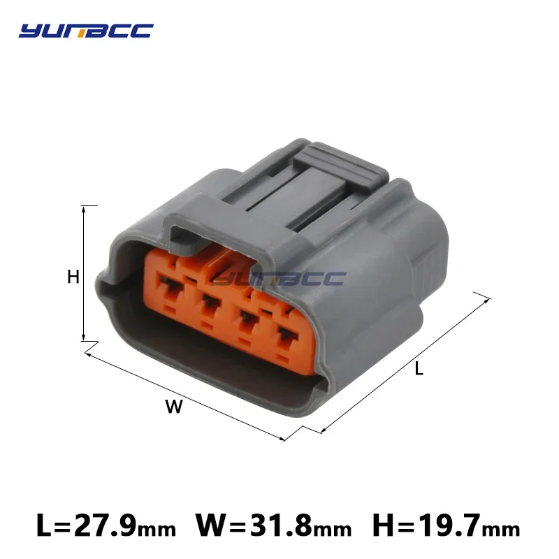 1 Set 4 Pin Auto Ignition Controller Plug RX7 FD Throttle Position Sensor Waterproof Connector 6195-0030 For Mazda Nissan