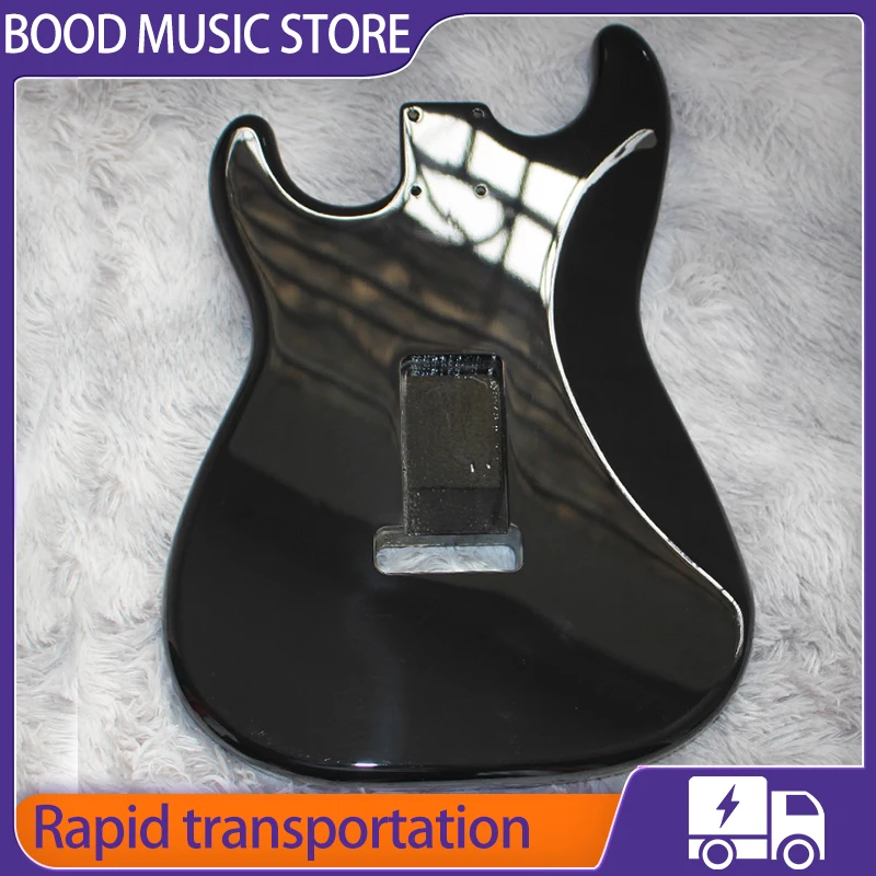 AAAAA Black two-point style Electric Guitar Body for Fend ST North American Alder HSS Pickup slot High-end Handmade CNC Guitar