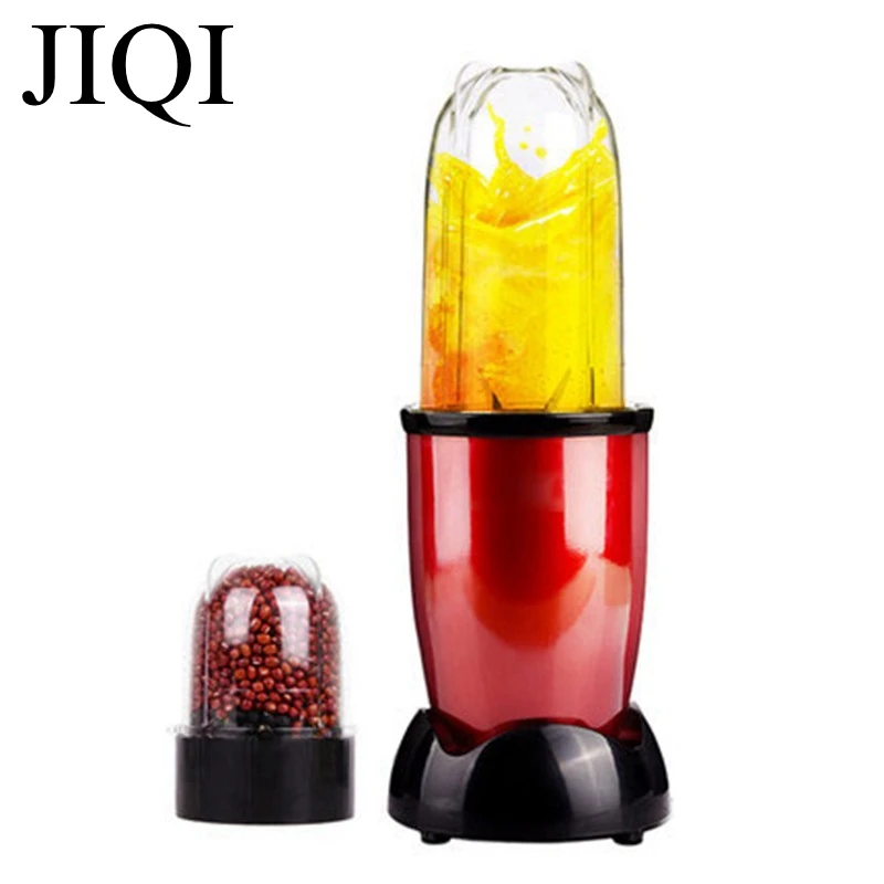 JIQI Multifunction Electric juicer Mini Portable Blender Baby Food Milkshake Mixer Meat Powder Grinder Fruit Juice Machine 220V