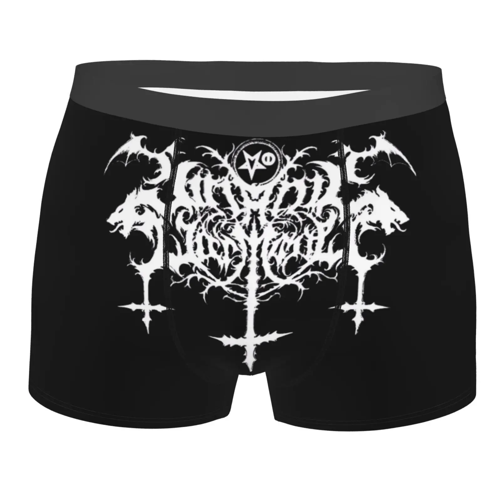 Gothic Pattern Print Men's Underwear Healthy Soft Comfortable High-Quality Men's Briefs Stylish Trendy Casual Sports Panties