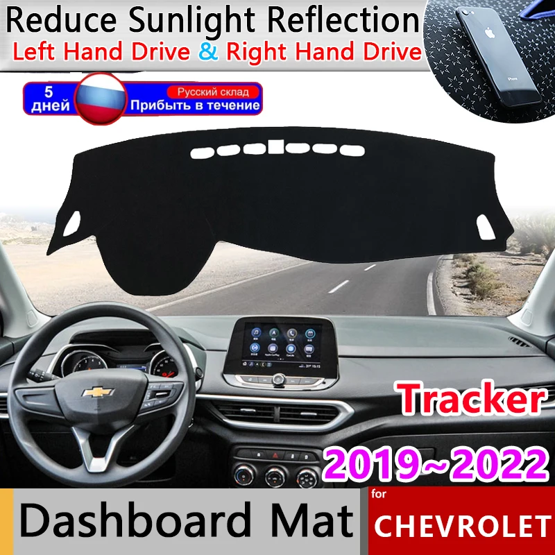 

Dashboard Cover Dash Board Mat Carpet Dashmat for Chevrolet Tracker Trax 2019 2020 2021 2022 Pad Sunshade Cushion Cape Accessori