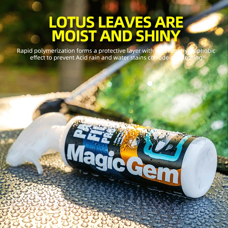 Magic Gem M39 Protector for car paint film Inhibits yellowing and ageing of car film Glossy and water repellent