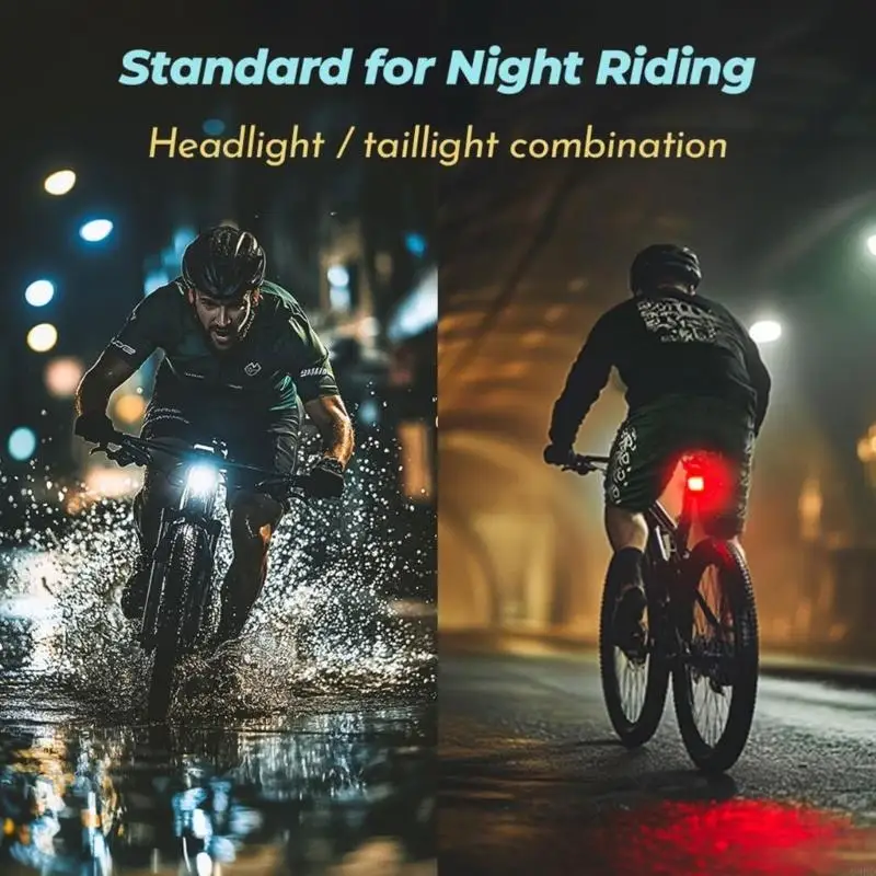 

Advanced Brake Sensing Trail Back Light Water-Resistant Auto Adjusting Trail Safety Light for Road Cycling & Night 69HD
