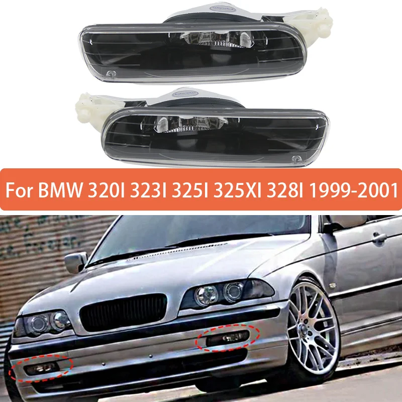 

Fog Lamp Without Bulbs For BMW 320I 323I 325I 325XI 328I 1999 2000 2001 Front Bumper Anti Fog Light 63178361951 63178361952