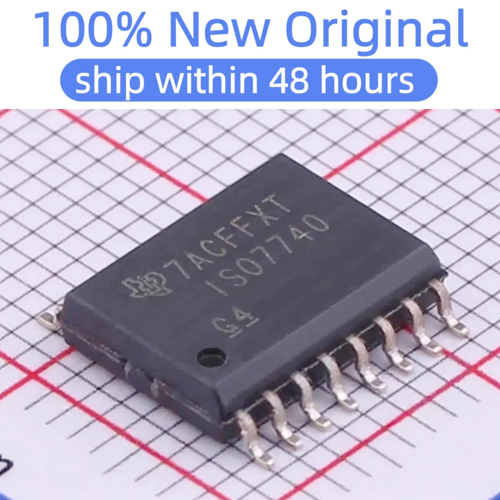 (1-10PCS)ISO7740DWR SOIC-16 100% New original