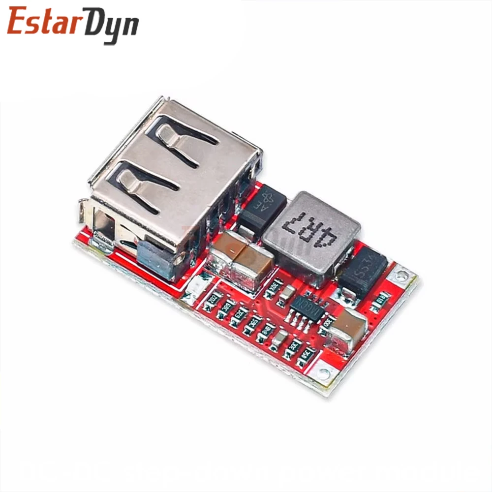 6-24V to 5V 3A USB Buck Converter DC-DC Step Down Module Car Charger Power Supply for Phone QC3.0 97.5% Efficiency