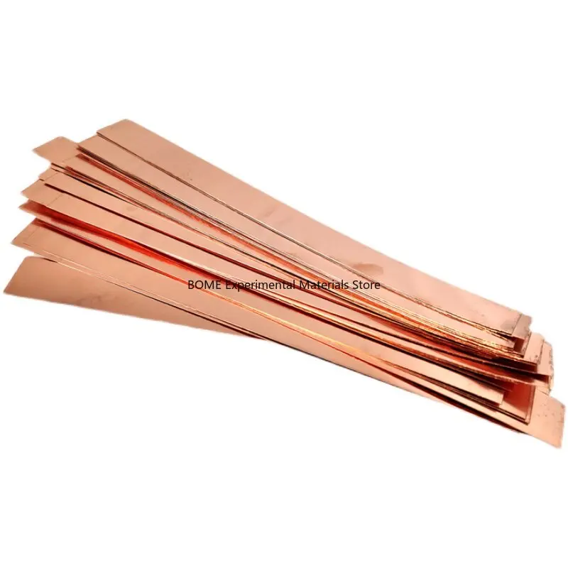 Cu999 Pure Copper Strip 0 2mm x18mm x200mm for Student Lab Experiment Research