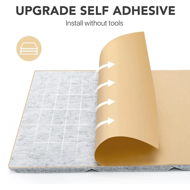 12Pack Acoustic Panels With Self-Adhesive, 12X12x0.4In Sound Proof Foam Panels, Sound Absorbing Tile For Walls