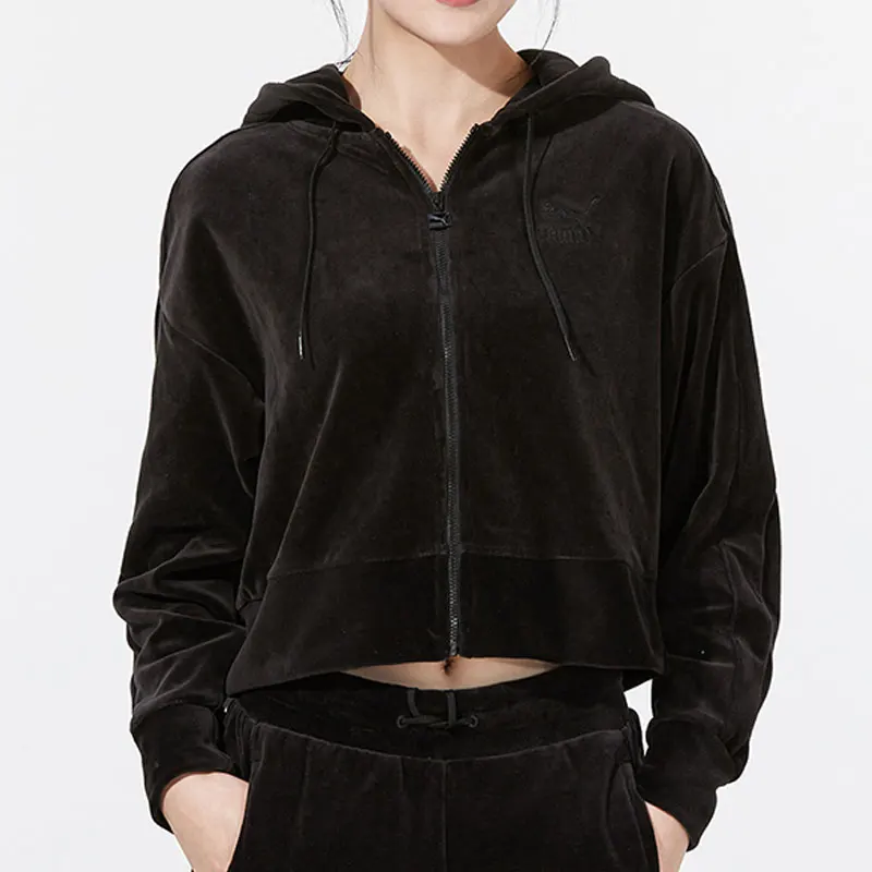 

Оригинальная женская повседневная спортивная простая теплая куртка с капюшоном Puma 532948-01