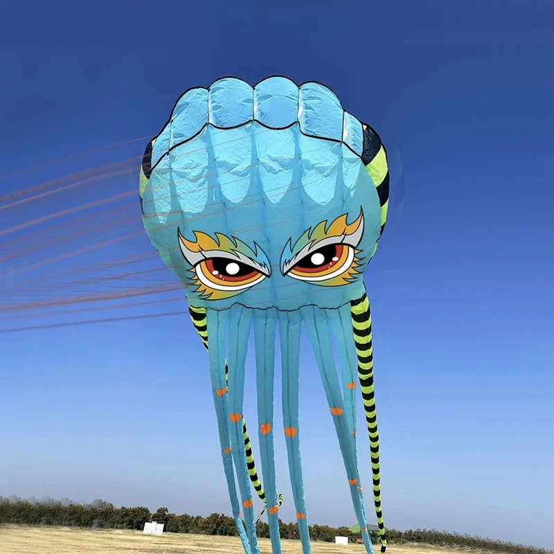 9KM 8m oude octopus vliegerlijn wasgoed opblaasbare showvlieger voor vliegerfestival beste ripstop nylon met tas (accepteer groothandel)