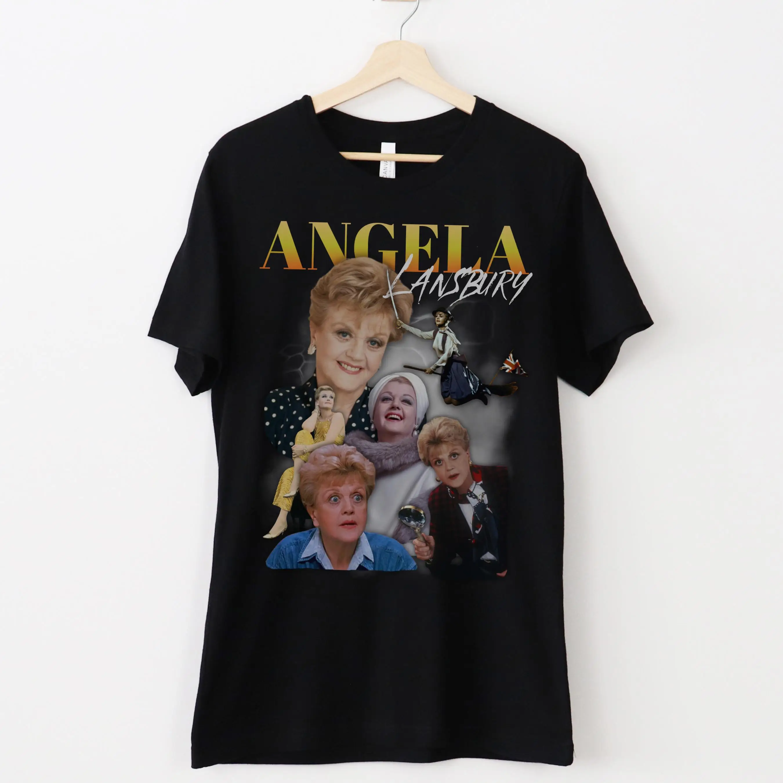 Angela Lansbury Bootleg T Shirt Vintage 90s Hip Hop Murder She Wrote Retro Fan Merch Manchurian Candidate