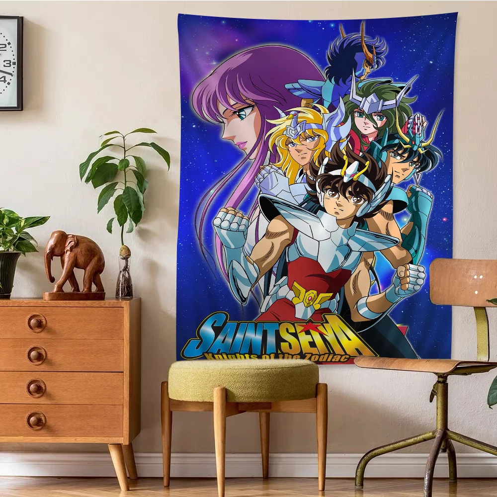 S-saint s-seiya hängende böhmische tapisserie böhmische wandteppiche mandala kawaii zimmer dekor