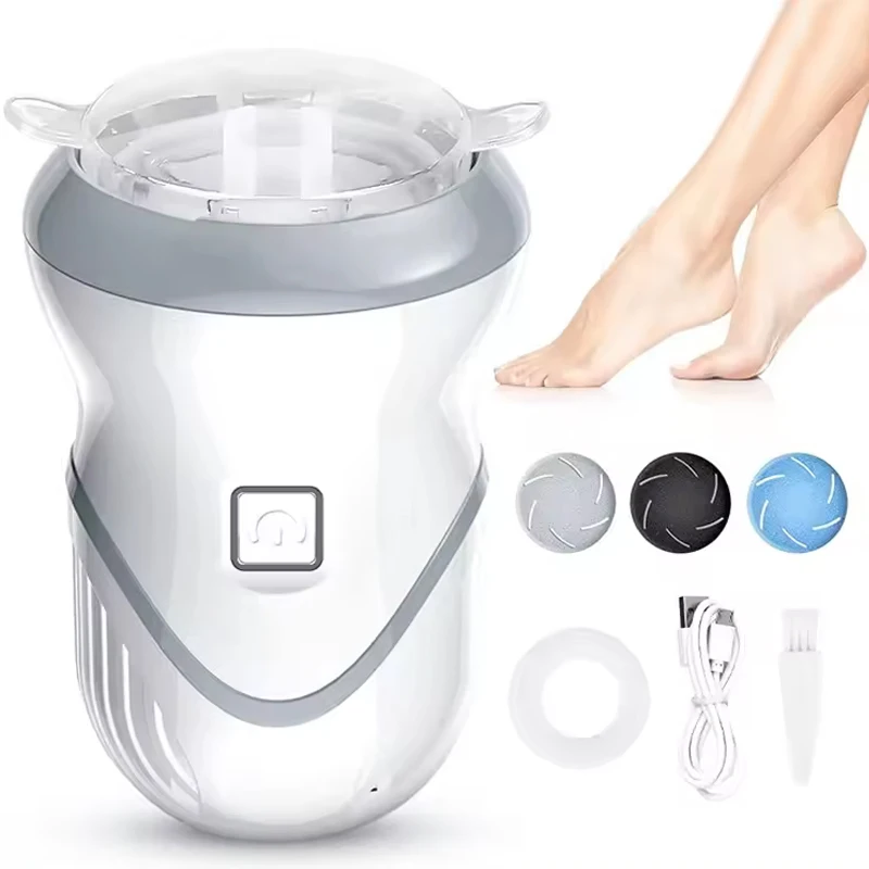 Electric Foot File Grinder Pedicure Tools Callus Remover Feet Care Tool Remover Absorbing Machine Dead Skin Polisher Trimmer