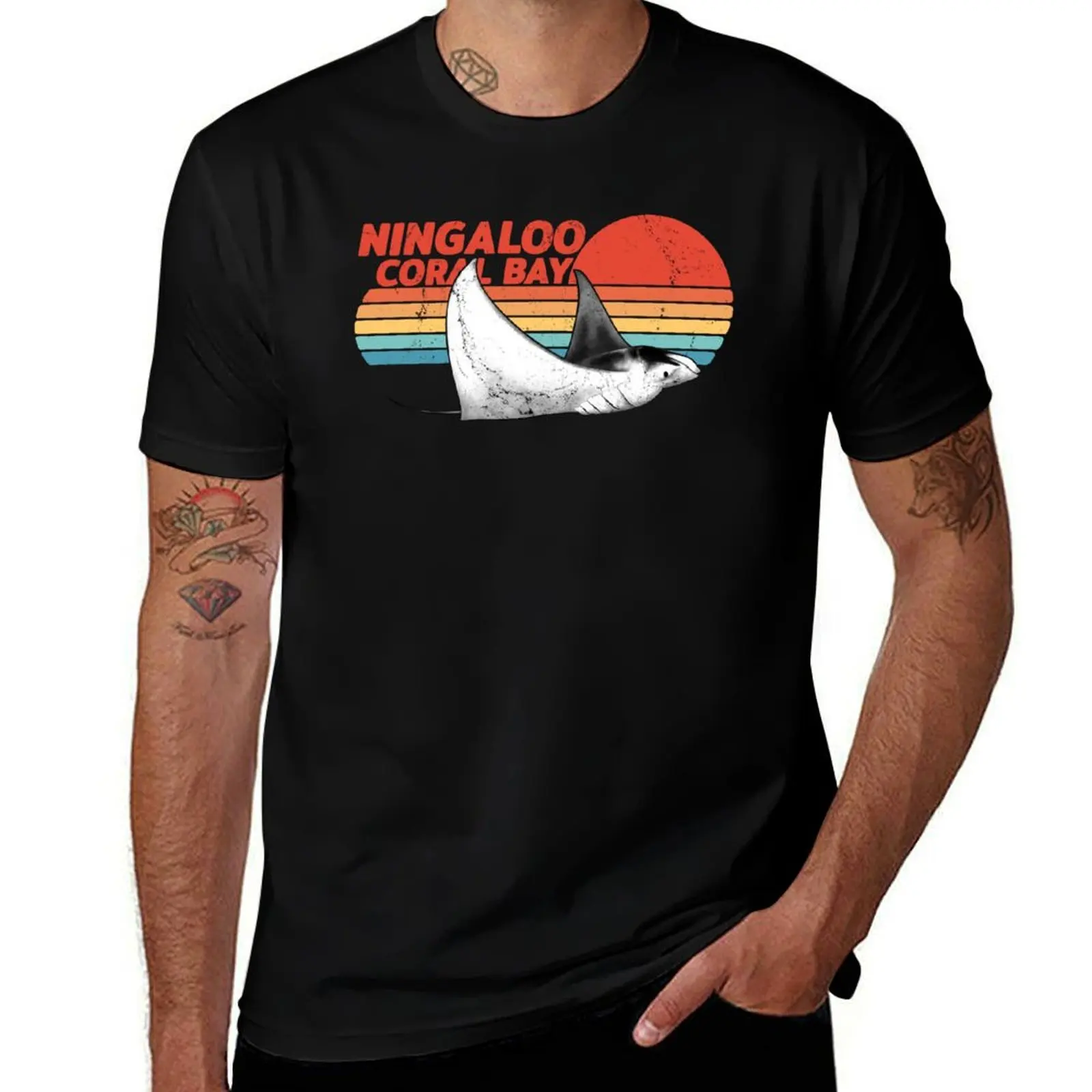 Manta Ray T-Shirt Casual Loose Fit Summer Tee Shirt