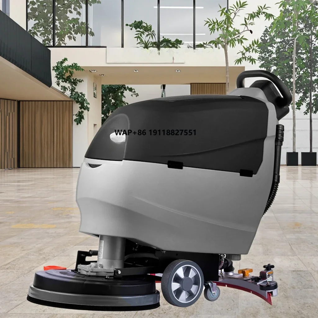

Commercial Walk-behind Floor Scrubber - Compact Industrial Cleaning Machine for Floors Cleaning Single Disc Machine