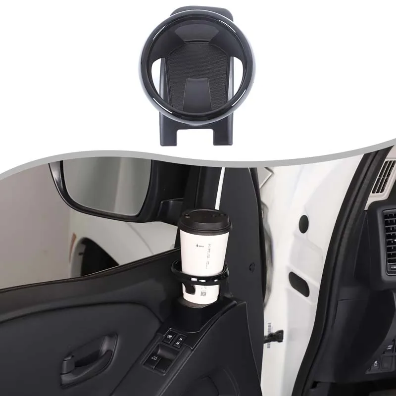 

1 шт. ABS черный для Nissan Frontier 2022 + внутренняя дверная панель автомобиля подстаканник для воды держатель для напитков аксессуары для модификации интерьера