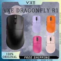 VGN VXE Dragonfly R1 Wireless Bluetooth Mouse 3-Mode Paw3395 Smart Speed X Low Latency Lightweight Ergonomic Custom Gaming Mouse