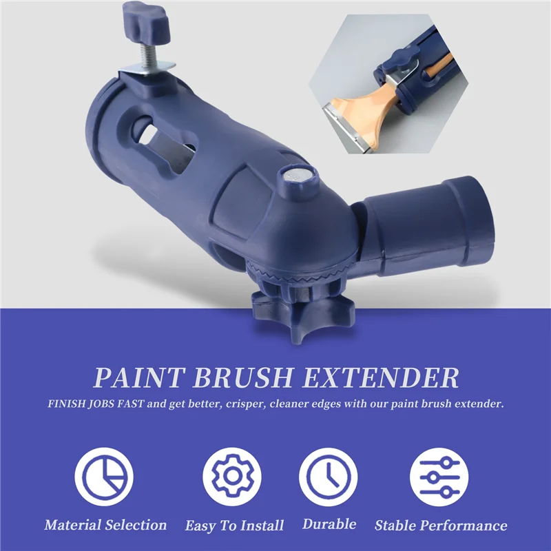 

AC23-Multi-Angle Paint Brush Extender-Paint Edger Tool For Walls,Trim And Corner Painting-Paint Roller Extension Pole