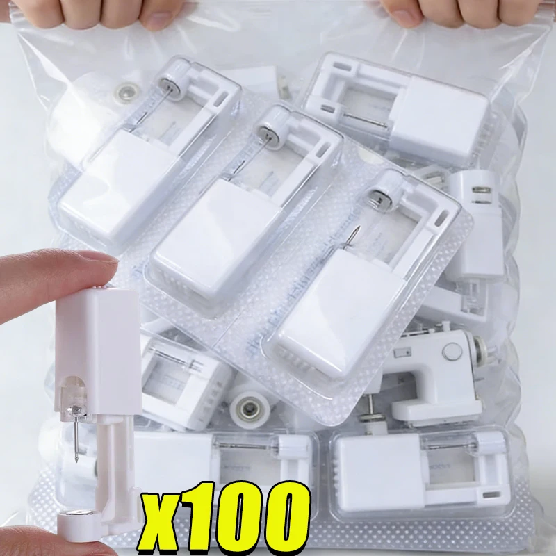 

1-100pcs The Second-generation Disposable Sterile Ear Piercing Device Simple More Safe Fashion Jewelry Piercing Tools