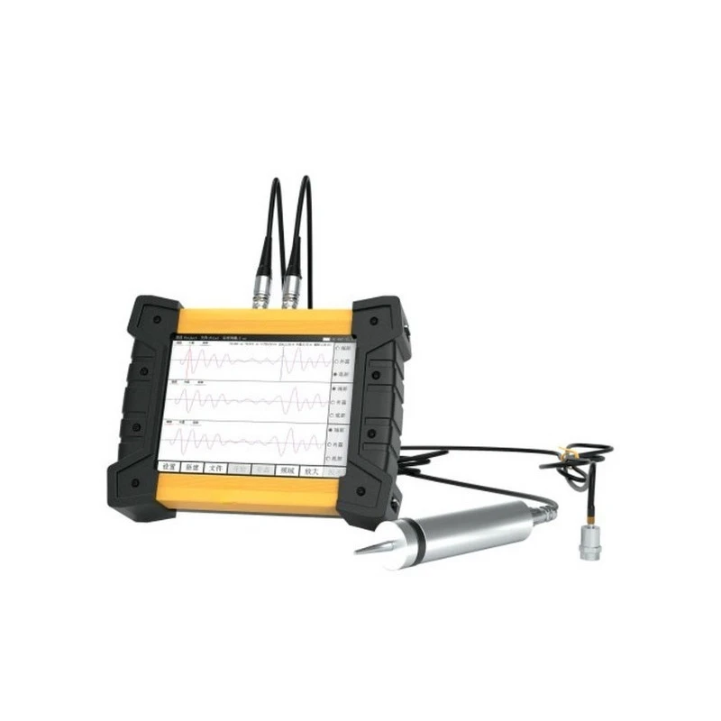 Tester, fence column burial depth detector, steel highway guardrail length depth detector