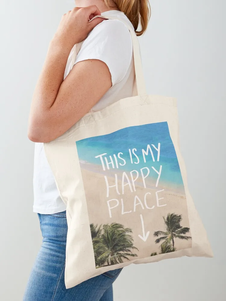 

Happy Place - Hawaii Tote Bag Big bag Candy bags Cloth bag Women's handbag