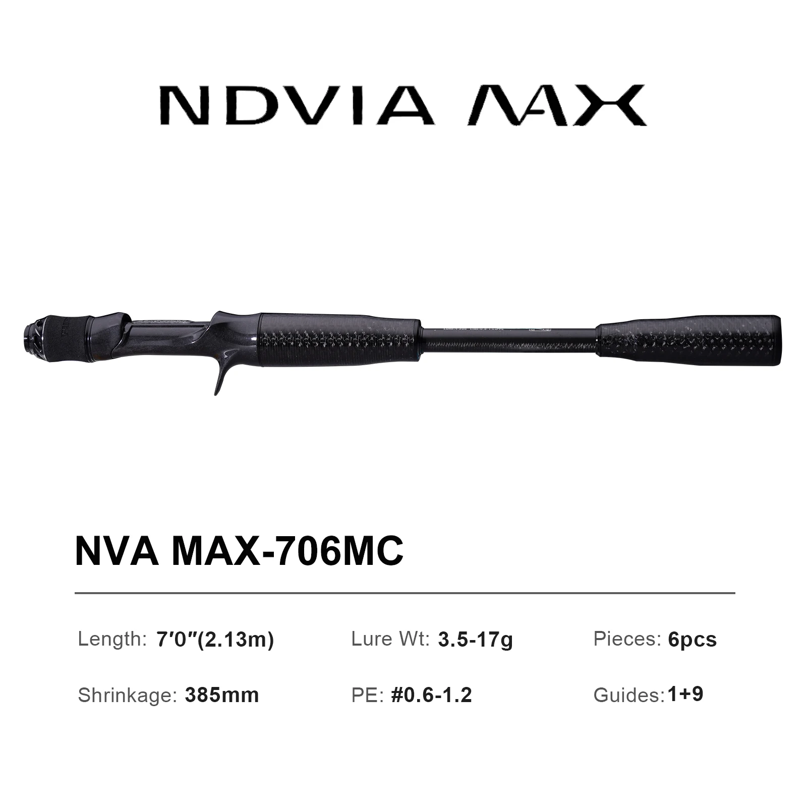 PURELURE NVA MAX 6FT 7.2FT Fishing Rod 1.5-20g Fast Action