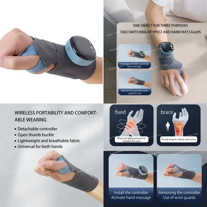 smart-tendon-sheath-hand-heating-wrist-guard-hot-compress-breathable-removable-hand-sprain-massage-protective-gear