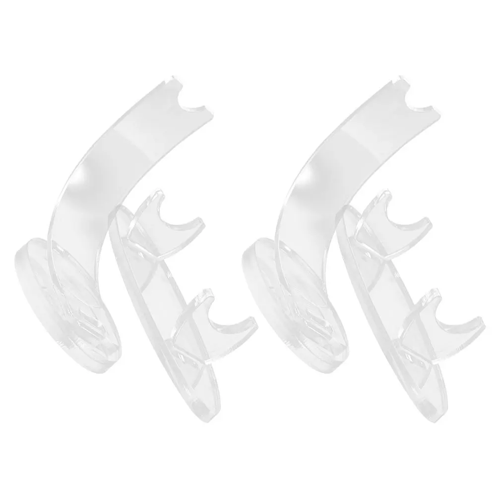 

4Pcs Acrylic Makeup Brush Display Stand Pen Holder for Organizing Pens and Cosmetics Compact Desk Organizer Rack for Home Office