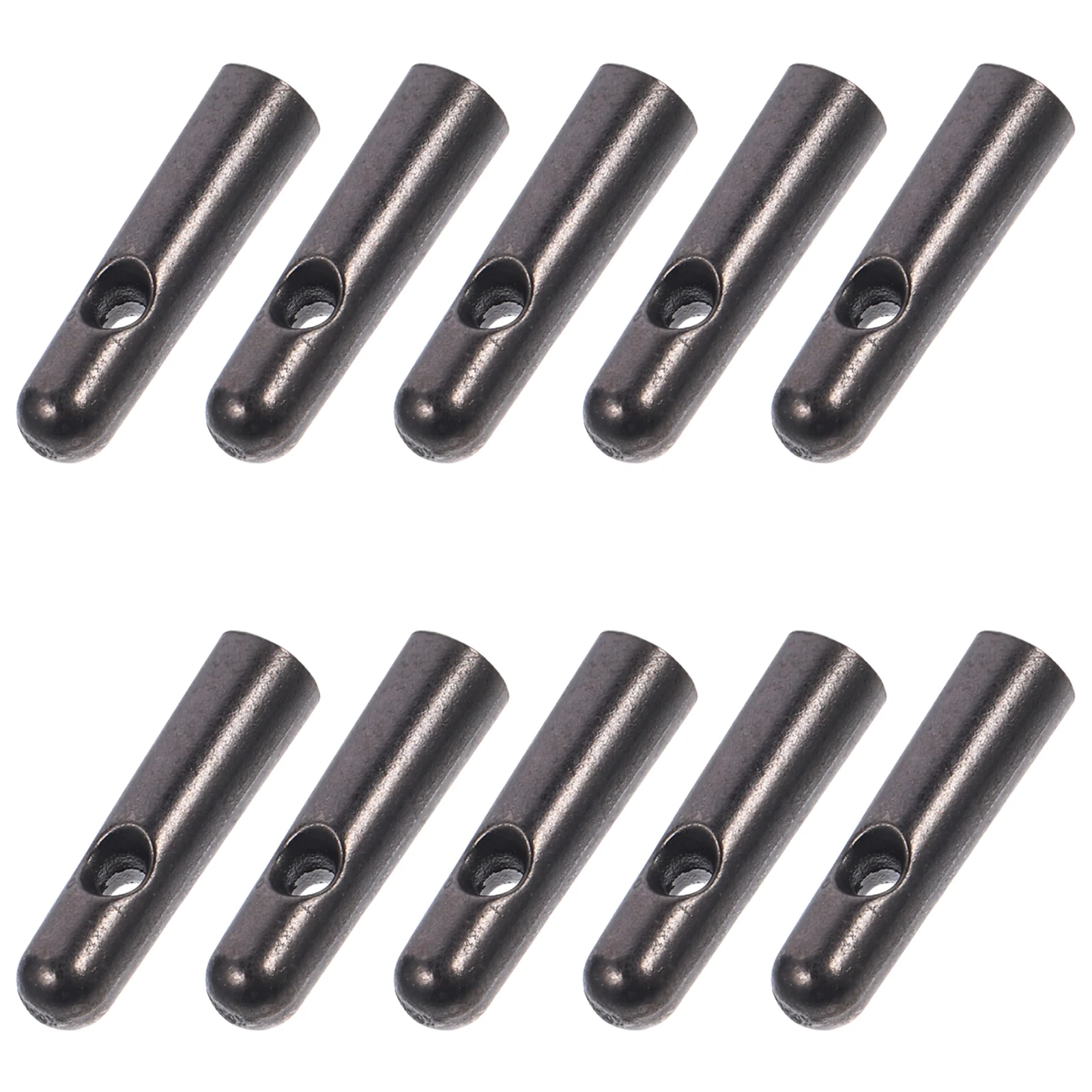 

10 Pcs Metal Umbrella Tail Beads Silver 2mm Hole Durable Replacement Parts Folding Accessories Repairing Plastic Long Lasting