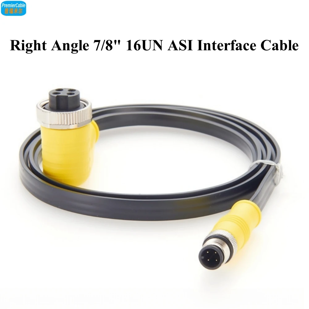 ASI Interface Flexible Actuator Sensor Cable Right Angle 7/8