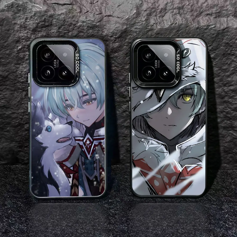 Mobile Phone Case for Xiaomi 14T 13T 14 Mi 11 Lite 5G NE 13 12T 12 Pro Shockproof Back Cover Snow Hunter Alyosha Cartoon