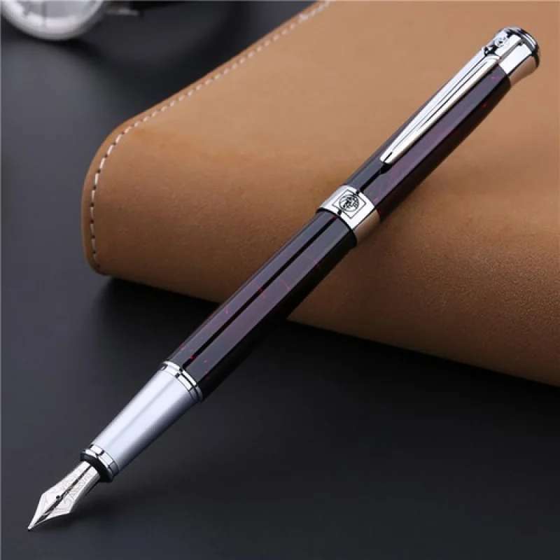 

A+ Picasso Sweden Flower King Red Texture Fountain Pen Fine Nib Classic Writing Pen