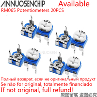 20pcs RM065 RM-065 100 200 500 1K 2K 5K 10K 20K 50K 100K 200K 500K 1M ohm Trimpot Trimmer Potentiometer Variable Resistor 101