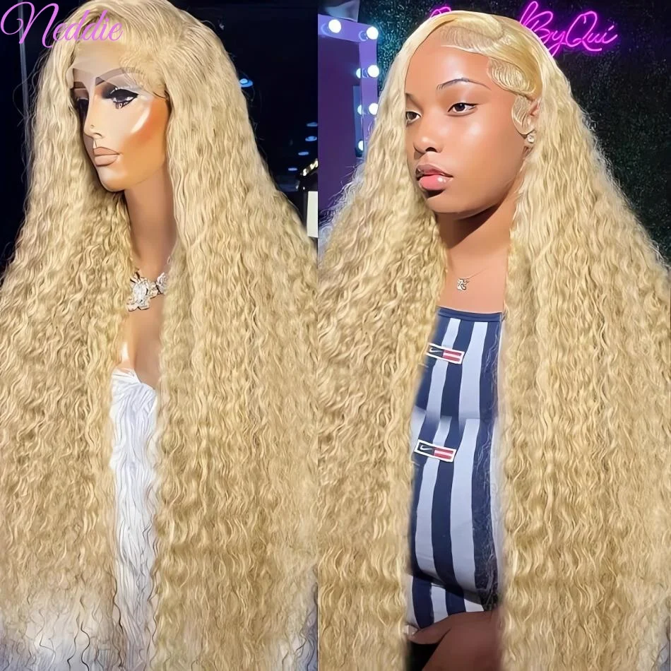 

Curly Human Hair Wig 100% Choice 30 40 Inch Blonde 613 HD Lace Frontal Wig 13x6 Deep Wave For Women Cheap Wigs On Sale Clearance