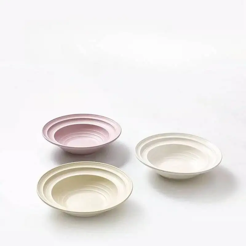 Kép 7: Egyedi Könnyűsúly Vacsora beállítása Design környezetbarát Agyagművesség plates Vacsora beállítása Betűköz Pénzgyűjtés Választékos vaisselle konyhai Edény
