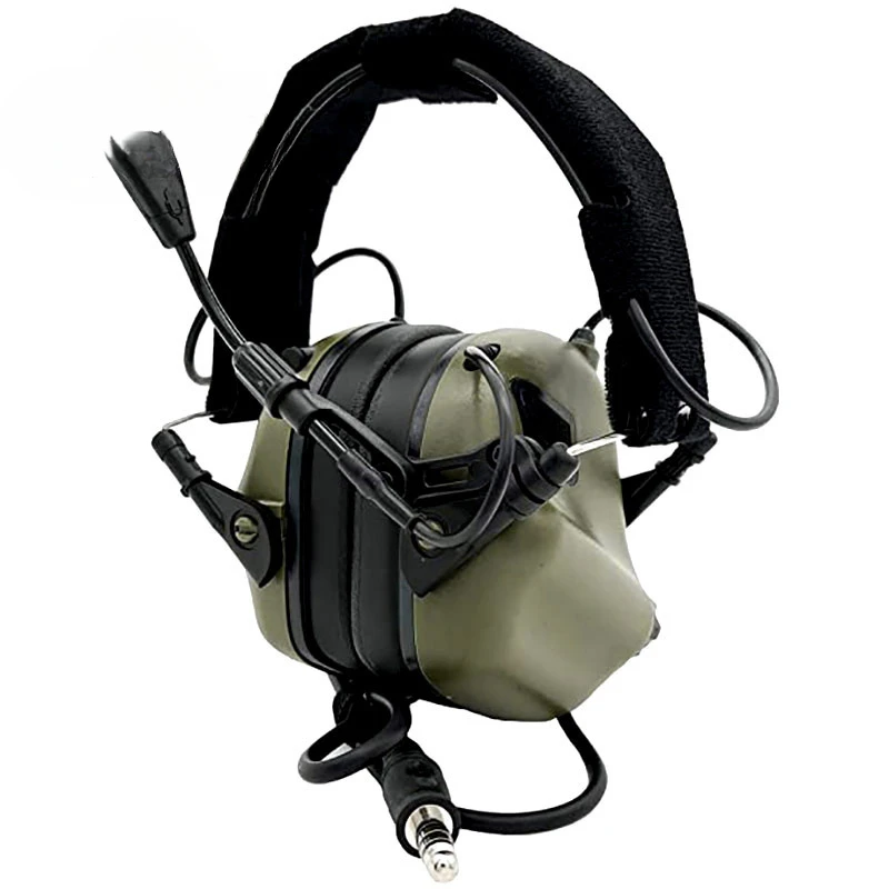 Tactical Communication Pickup Noise Cancellation Headphones Headset Shooting Hearing Protection