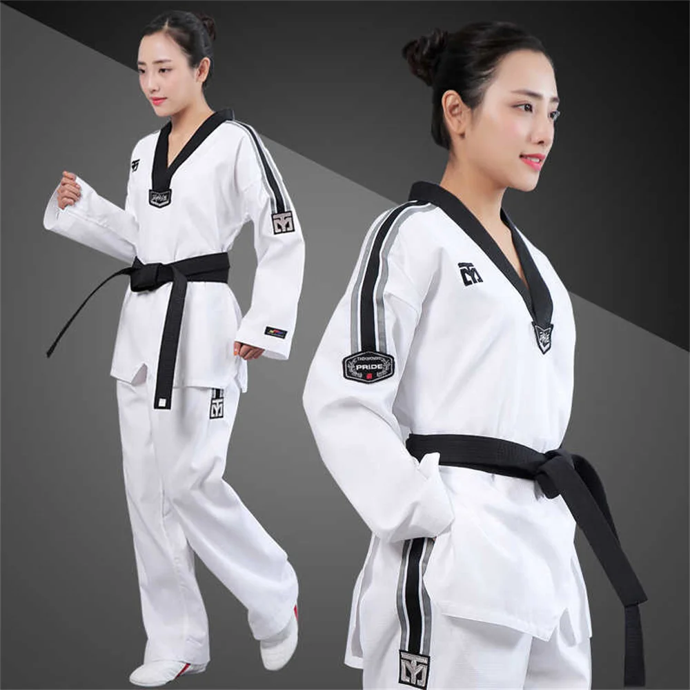 

Small Checkered Taekwondo Uniform Coach Uniform Men's Women's Adult Long-Sleeved Training Clothing Performance Clothing