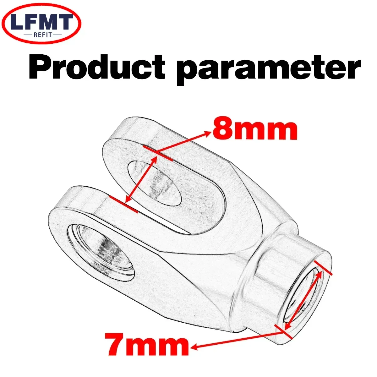 Motorcycle CNC Rear Brake Clevis For KAWASAKI KX 80 85 100 125 250 KLX 125 150S 250 D-TRACKER 125 SUZUKI RM250 RM150 1998-2016