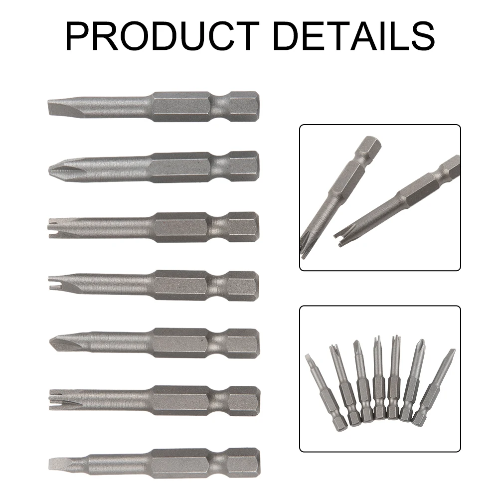 

Cross Head Screwdriver Tool Screwdriver Bits Screwdriver Bits Set PH2 U Y Shape 50mm Inner Cross Screwdriver Brand New