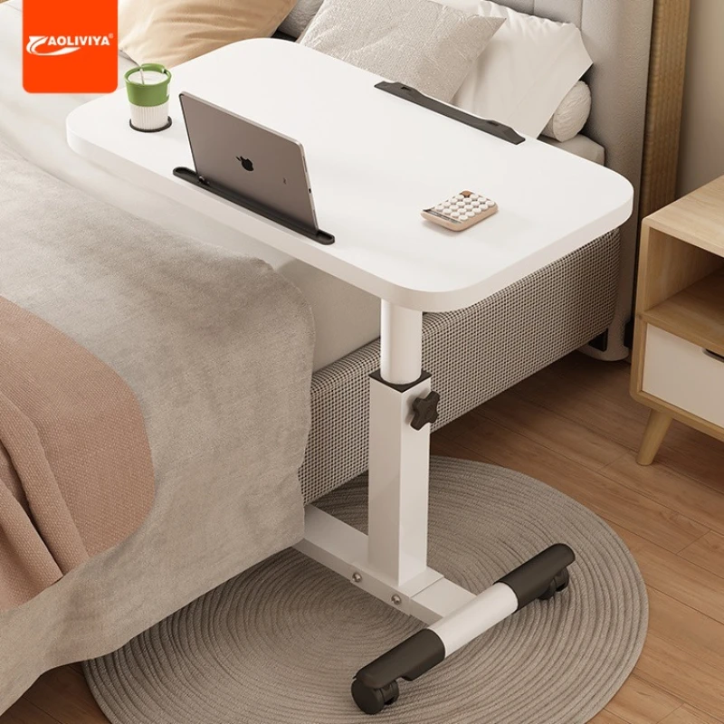 

Aoliviya Bedside Table Movable Bed Computer Desk Bedroom Table Lifting Desk Home Notebook Learning Folding Table Small