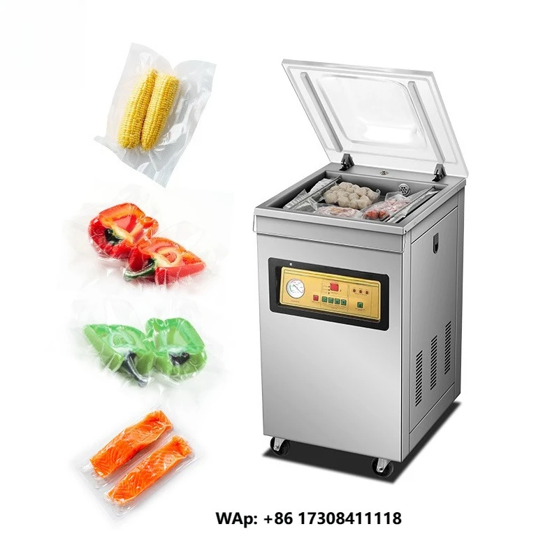 Commercial Stainless Steel Vacuum Packing Machine Food Vacuum Packer for Fruit Vegetable Grain Vacuum Chamber Sealer