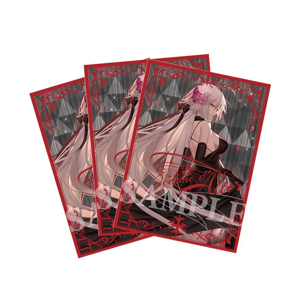 Fundas para tarjetas de Anime Shinney Laser para MTG, 60 piezas, 67x92mm, Joan of Arc, Protector de tarjetas interno Compatible con TCG/PTCG/PKM