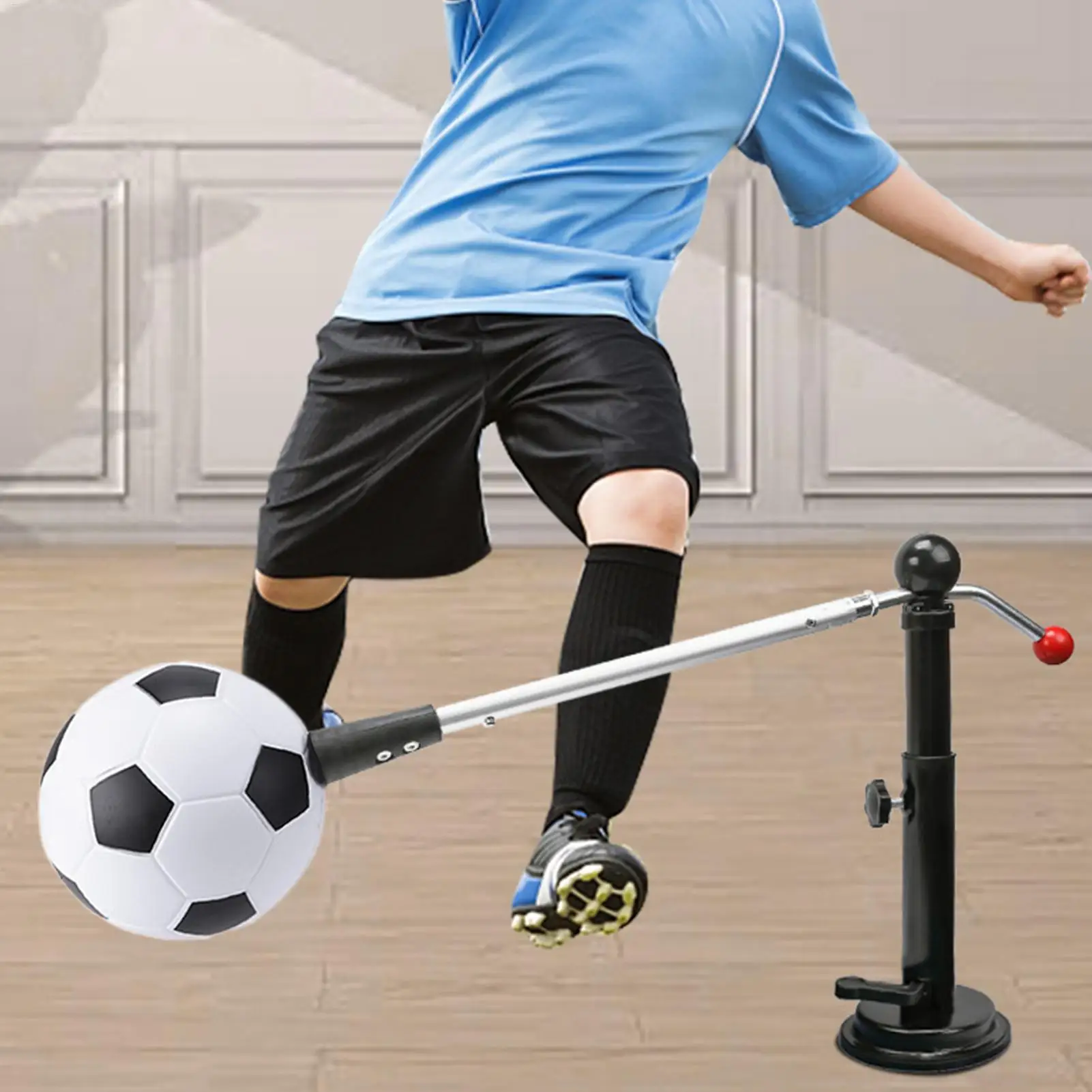 

Soccer Feel Trainer Kicking Portable Speed Agility Assistance Solo Practice Soccer Ball Kicking Stand For Indoor Outdoor Footbal