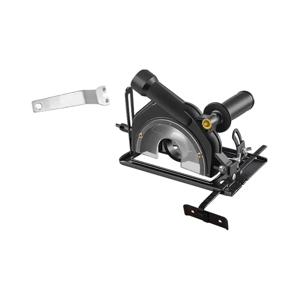 Angle Grinder Stand Convert Cutting Tool 100mm 125mm Metal Adjustable 45 Degree Slotting Bracket With Dust Bag Pipe For Stable P
