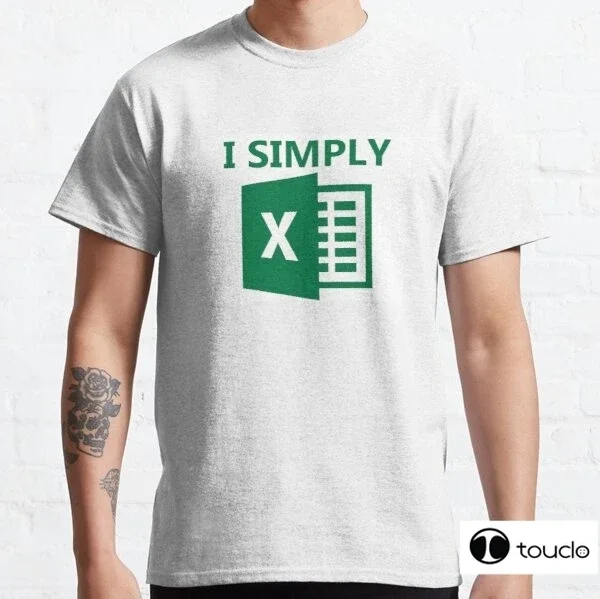 I Simply Excel 2021 New Print T-Shirt 3D T-Shirt Summer Trendy Short Sleeve T-Shirt Top Men/Female Short Sleeve Top Unisex