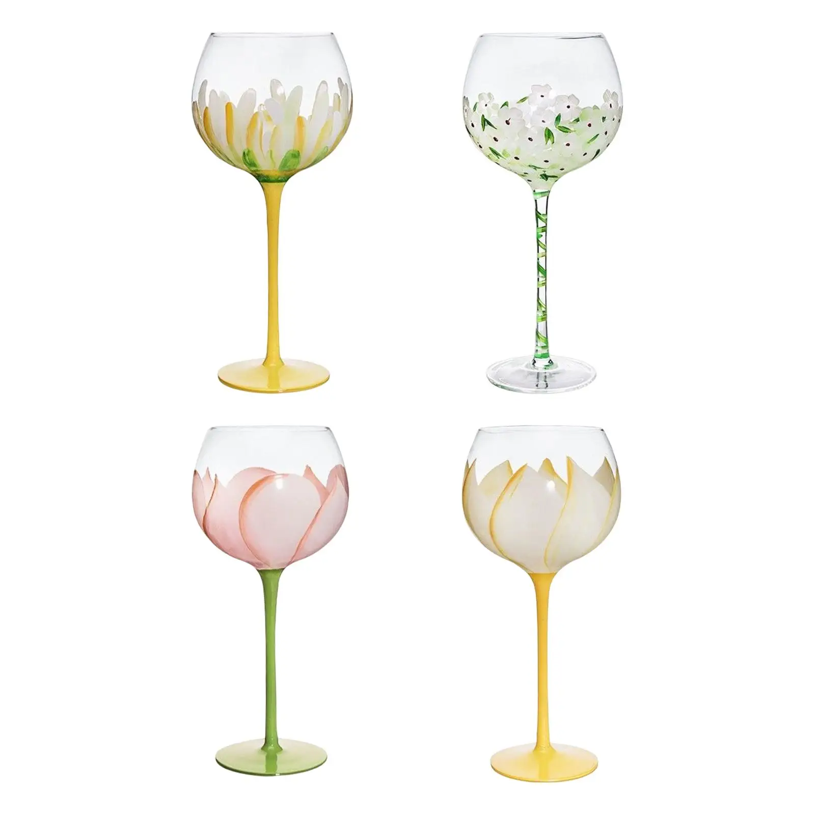 

Drinks Glass Hand Painted Ornament Glassware for Celebrations Pub Holiday